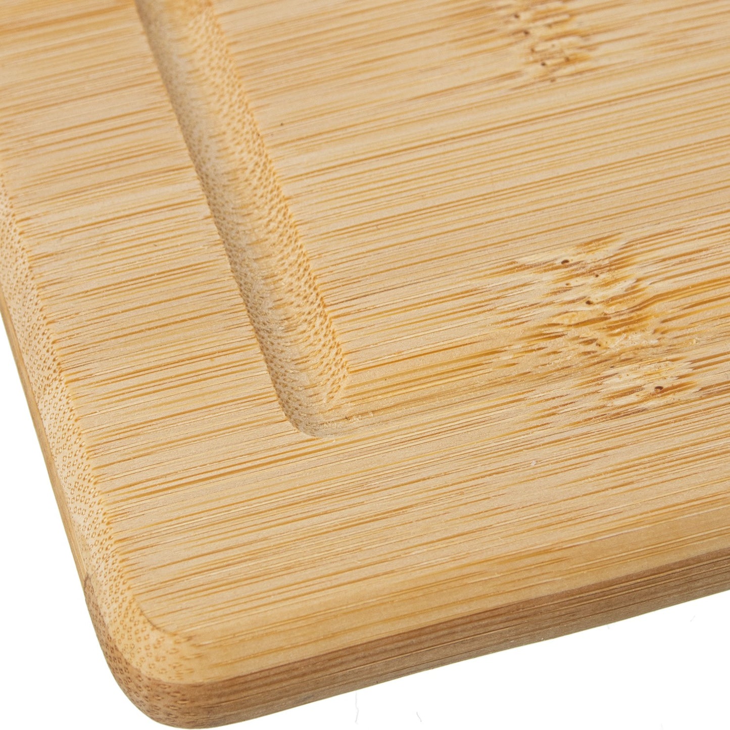 Wooden cutting board with Martin sharpener