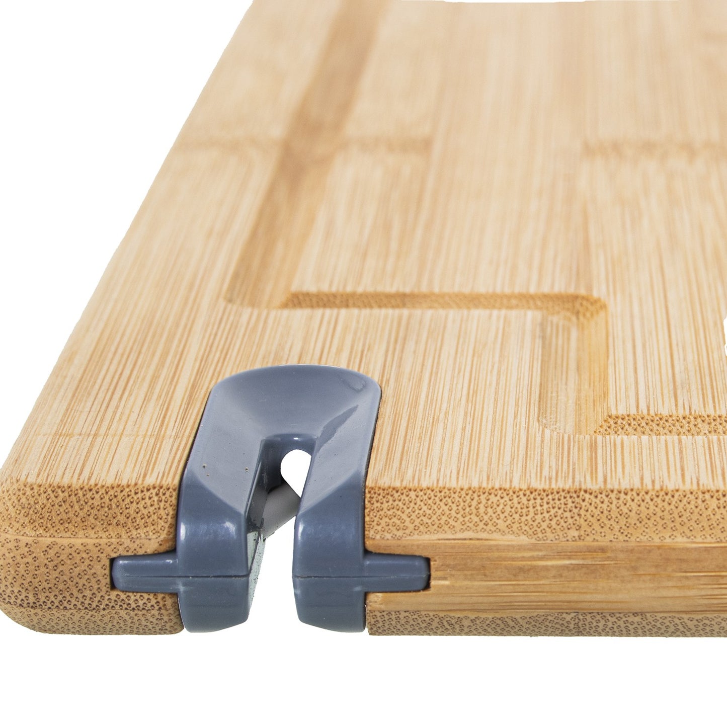 Wooden cutting board with Martin sharpener