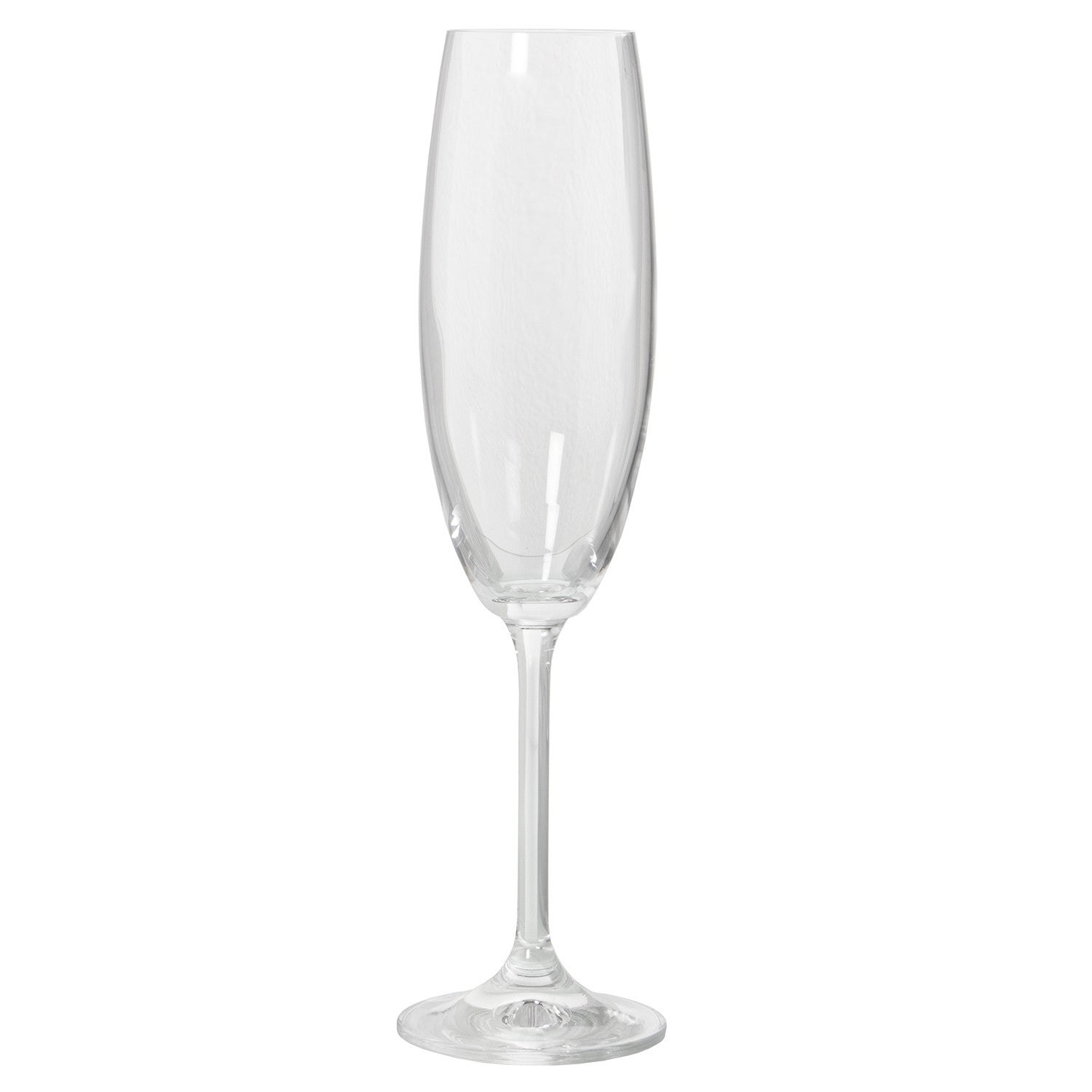 Set de 6 Copas de champagne de cristal de bohemia 230 ml Mario