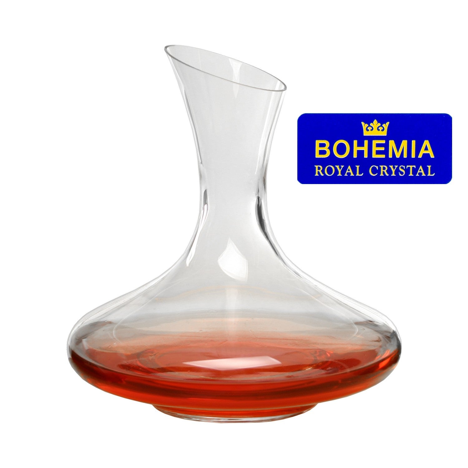 Decantador de cristal de bohemia 1,5L 22x23cm Mario