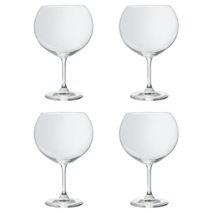 Set de 4 Copas de balón o Gin-Tonic de cristal de bohemia 990 ml Mario