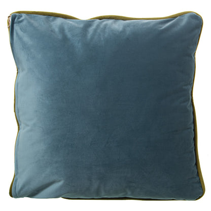 Printed velvet cushion and cover 45x45 cm Maia