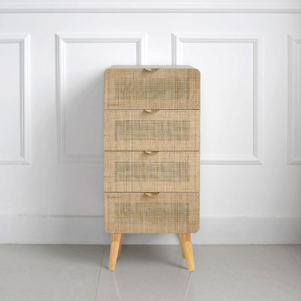 Cajonera 4 cajones de mdf 37x30x82 cm