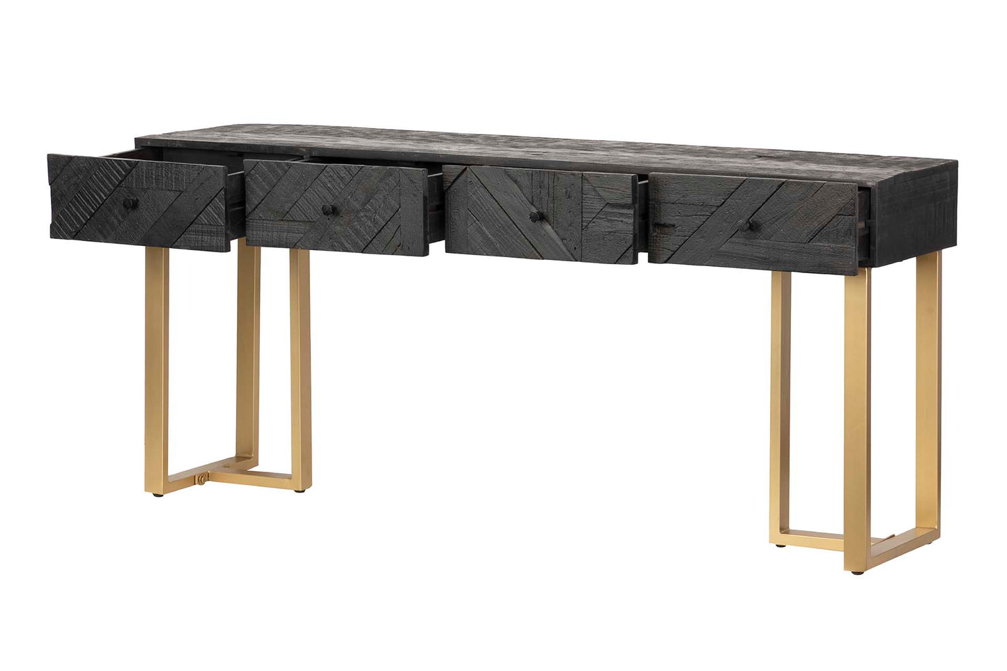 Consola madera metal 180x45x80 cm Kuwait