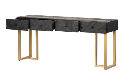 Consola madera metal 180x45x80 cm Kuwait