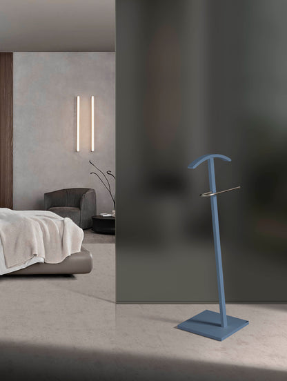 galan de noche madera de haya perchero de madera y metal galan de noche elegante perchero organizador de ropa soporte para trajes y camisas mueble para dormitorio moderno perchero resistente y decorativo