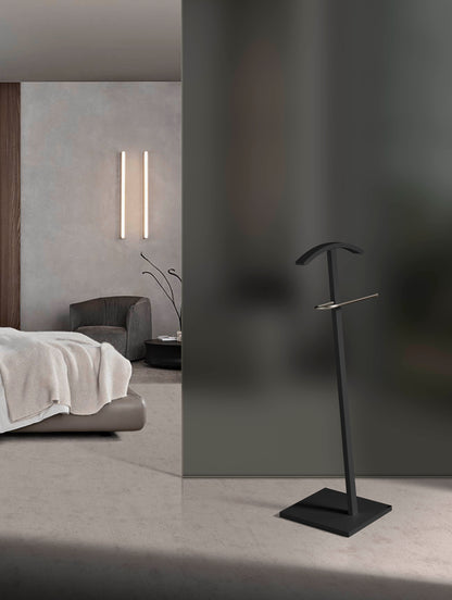 galan de noche madera de haya perchero de madera y metal galan de noche elegante perchero organizador de ropa soporte para trajes y camisas mueble para dormitorio moderno perchero resistente y decorativo