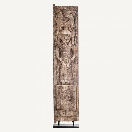 Escultura Pie Egipto 43x26x195cm