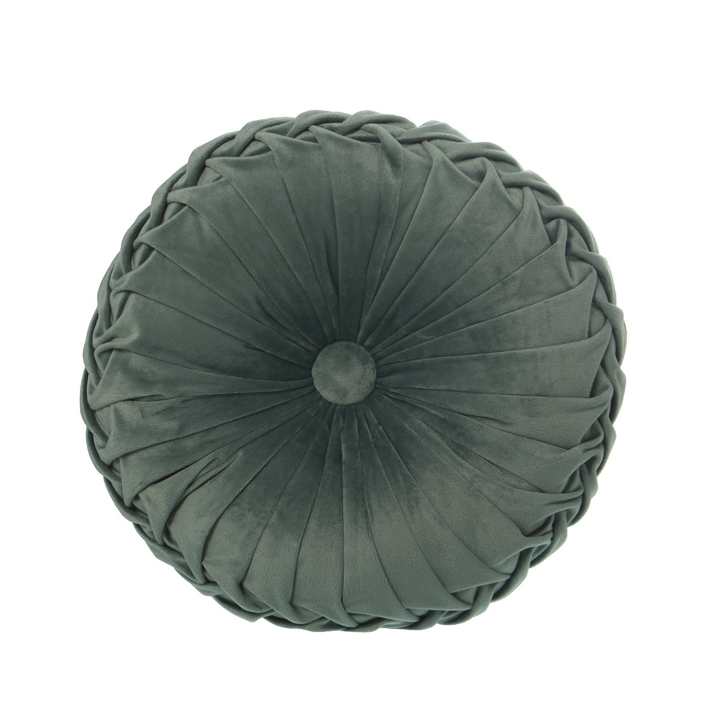 Maia round velvet cushion and cover 35x35