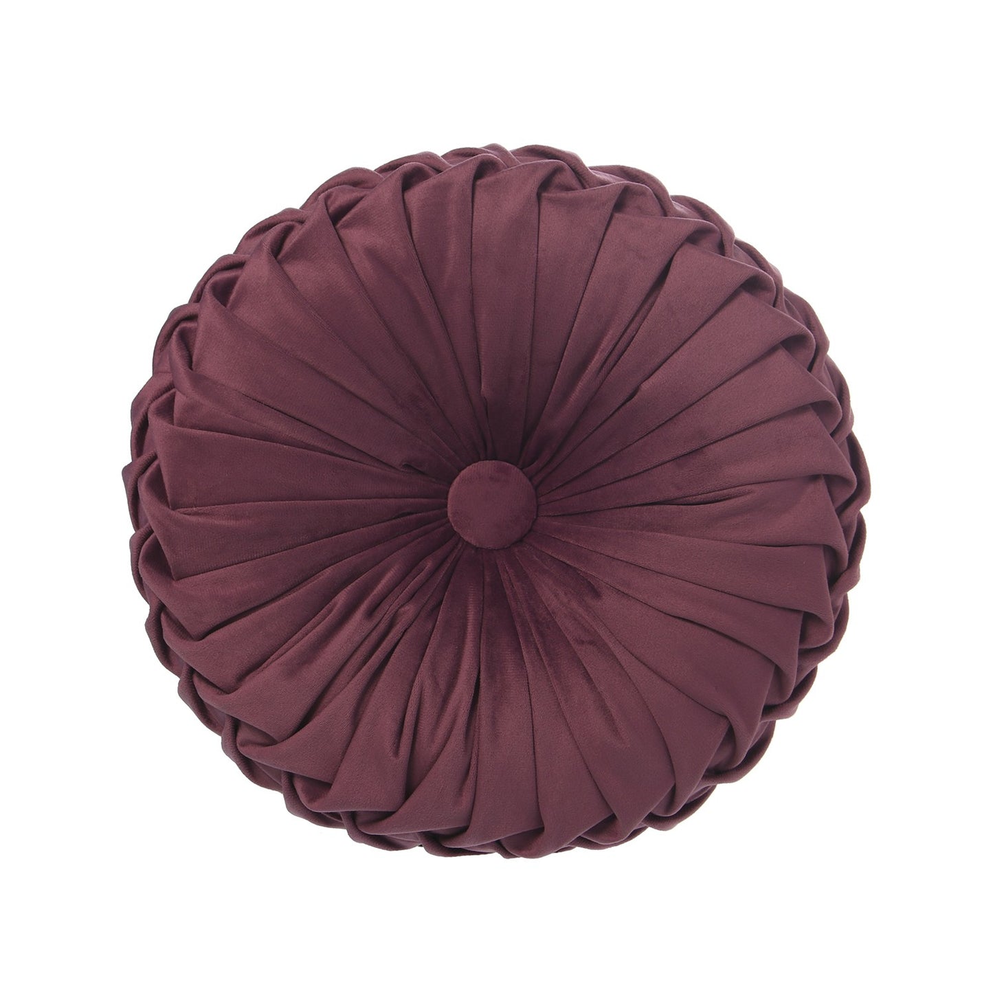 Maia round velvet cushion and cover 35x35