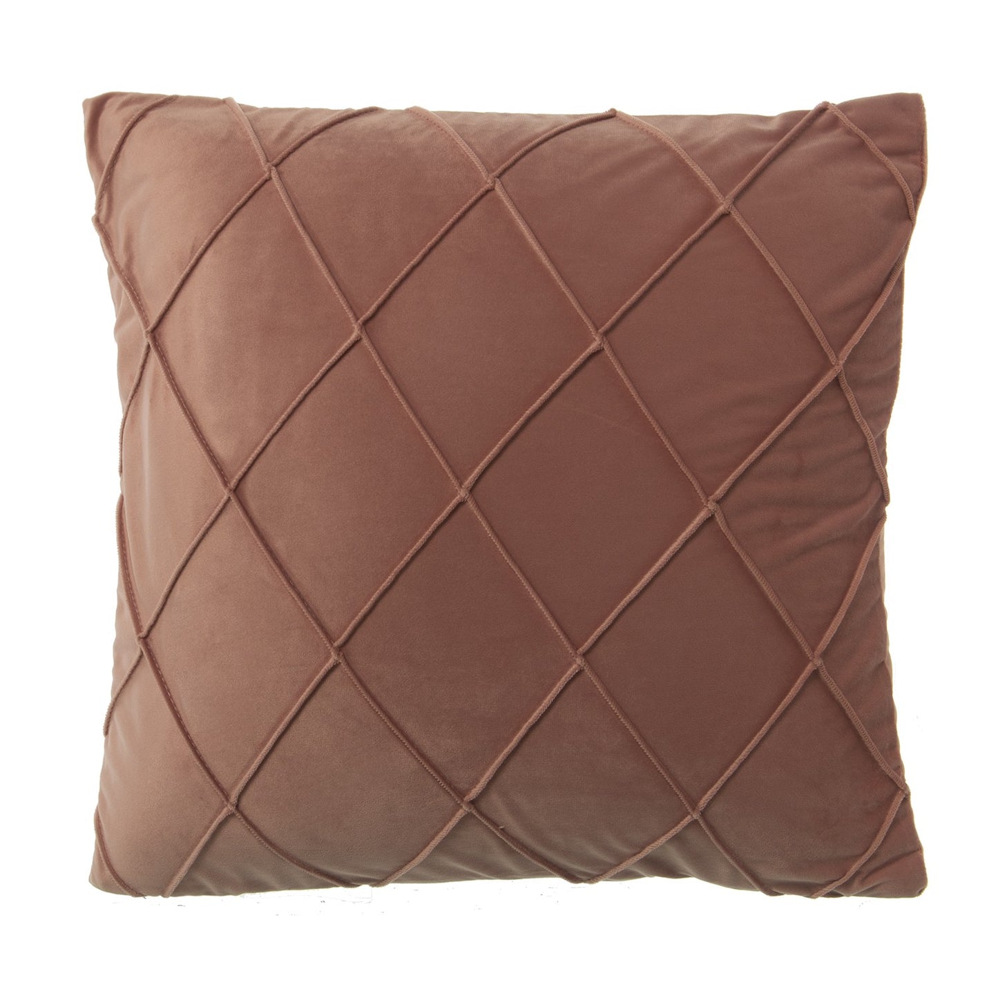 Maia diamond velvet cushion and cover 45x45