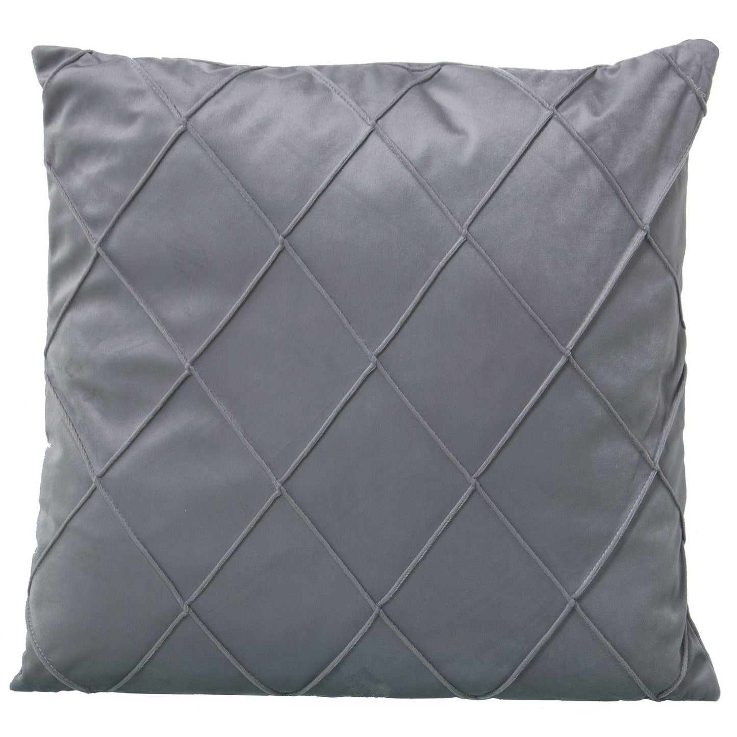 Maia diamond velvet cushion and cover 45x45