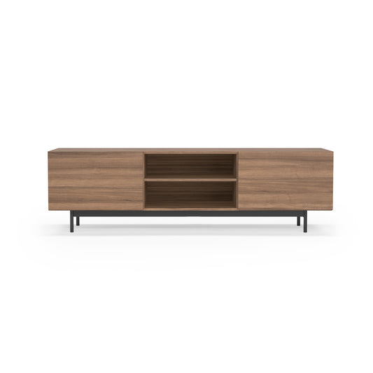 Mueble TV de madera de haya y melamina 180x44x52 cm Máximo