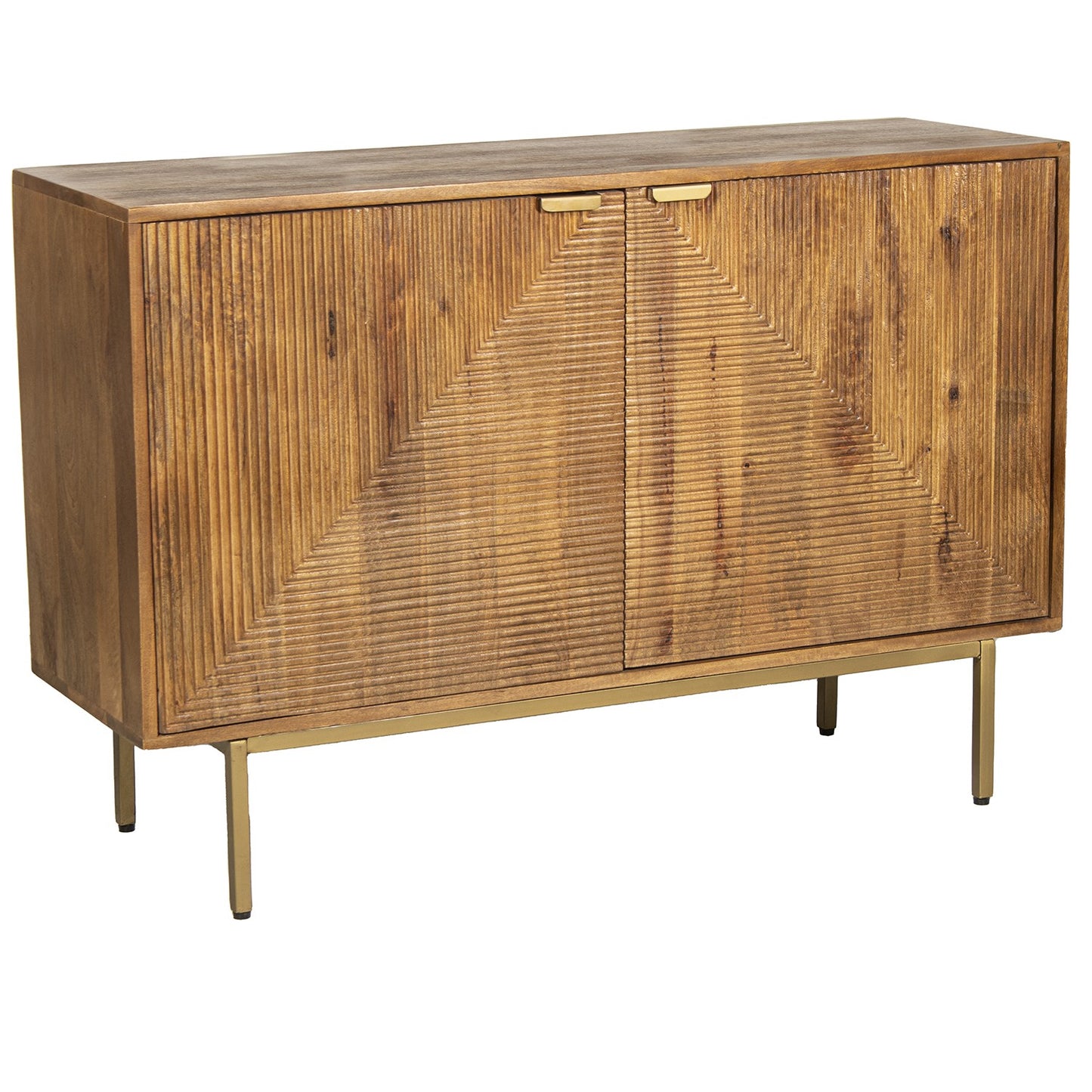 Mango wood entrance furniture 120x40x80 cm Santiago