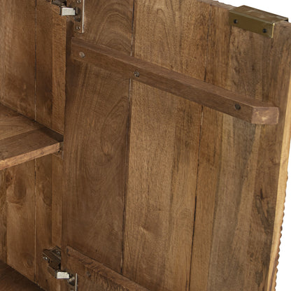 Mango wood entrance furniture 120x40x80 cm Santiago