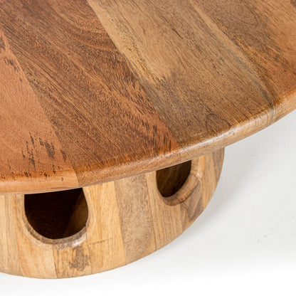 Mesa de centro de madera de mango 90x48 cm Bayless