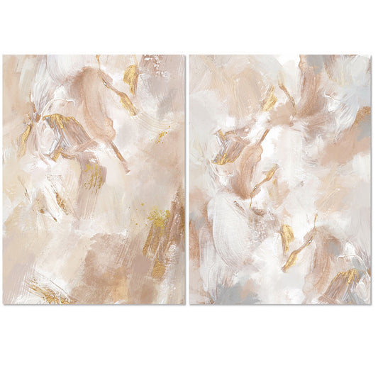 Cuadro abstracto Entre blanco y beiges 70x100 cm