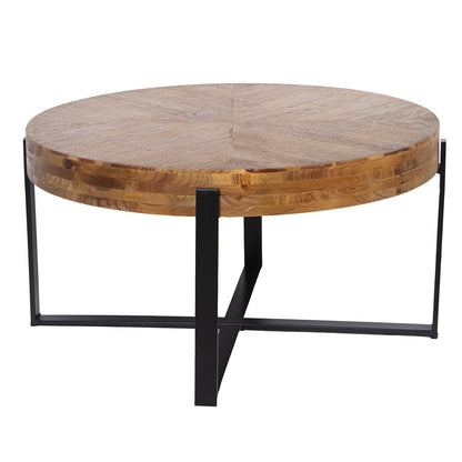 Mesa de centro de madera DM y metal 82x43 cm Bayless