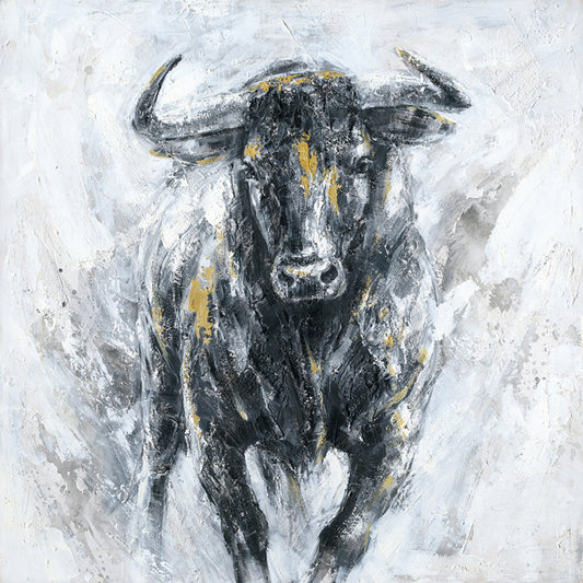 Cuadro Toro Bravo 80x80 cm