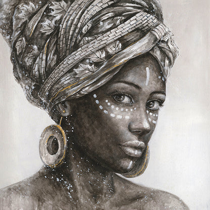 Cuadro Mujer Africana Jahzara 100x100