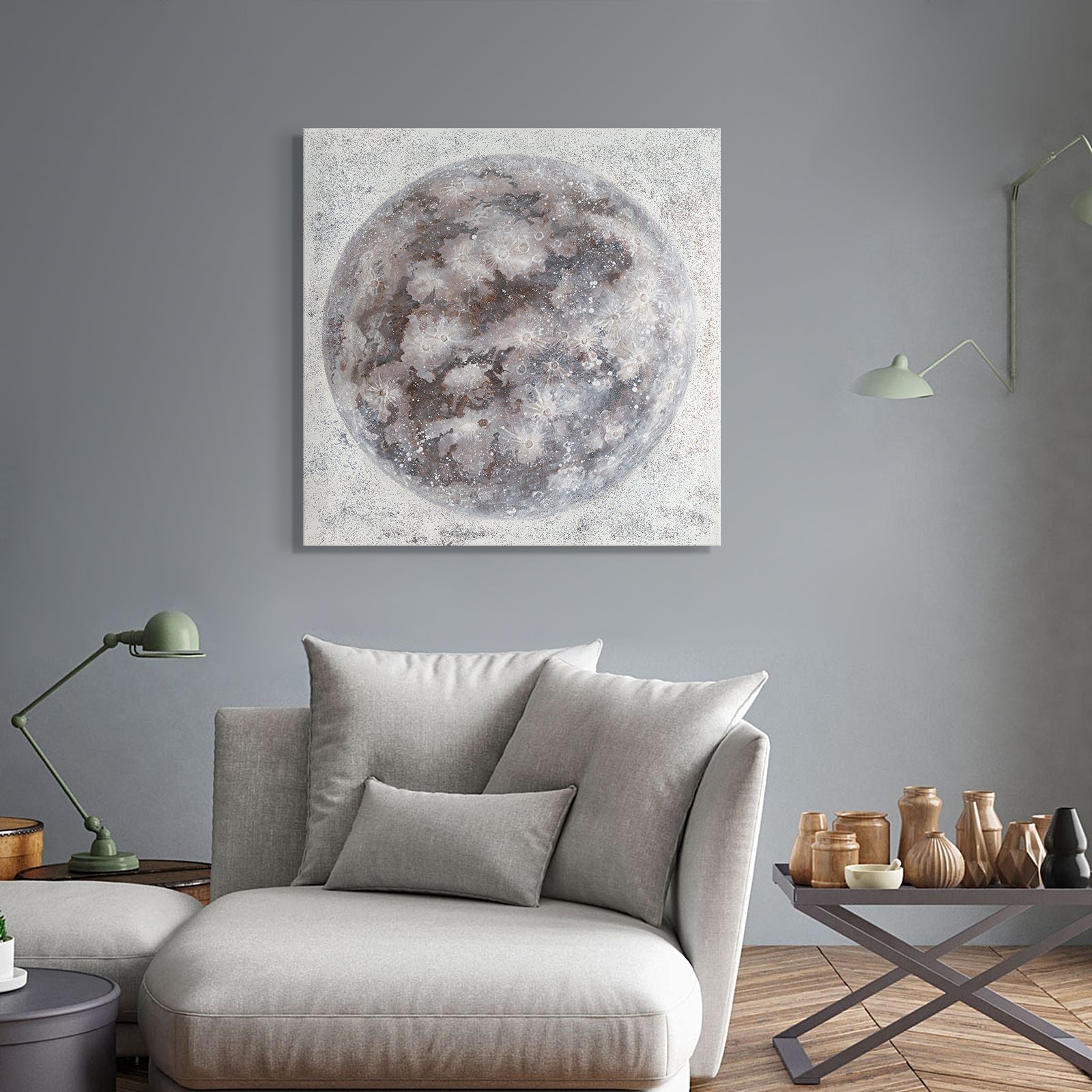 Cuadro Luna 100x100 cm