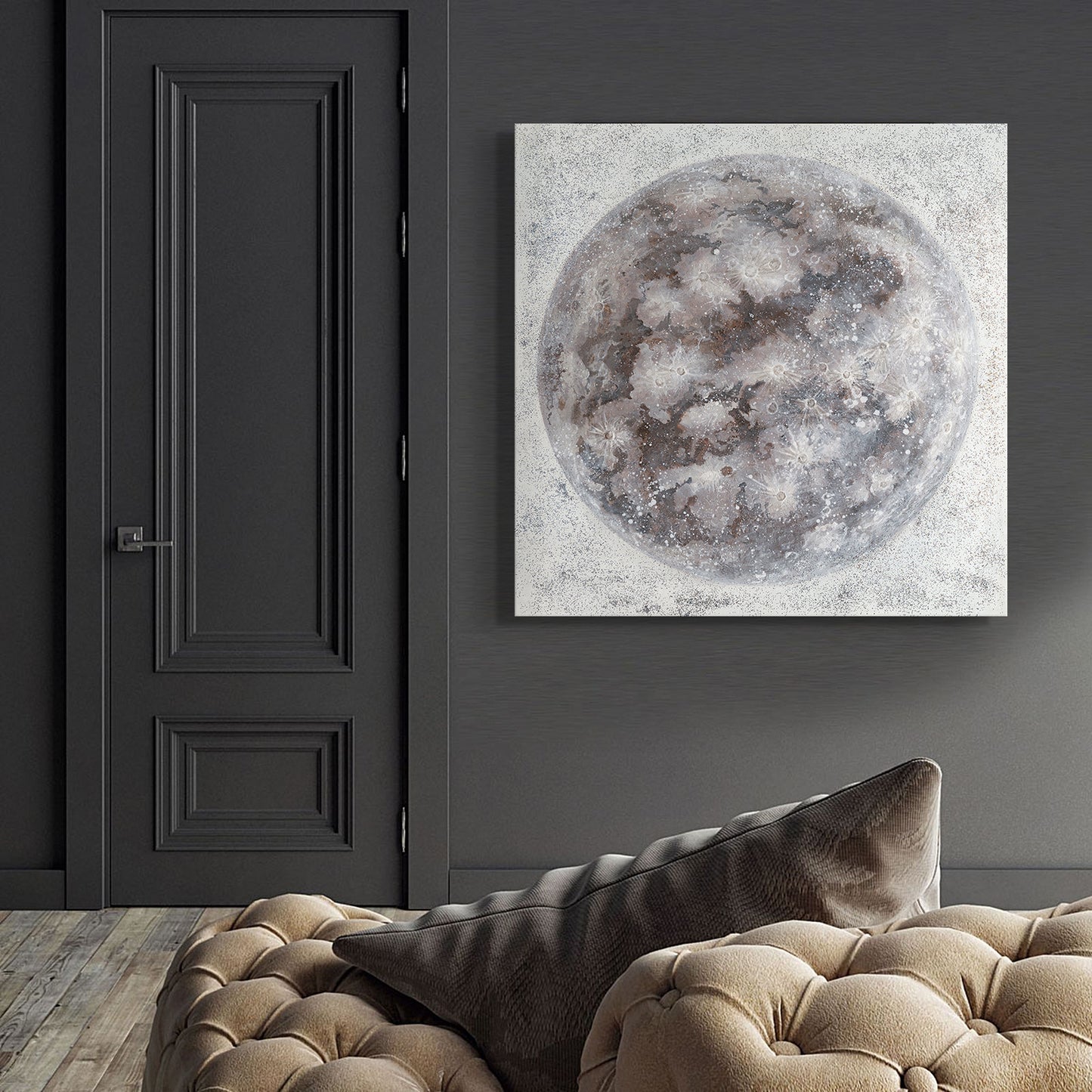 Cuadro Luna 100x100 cm