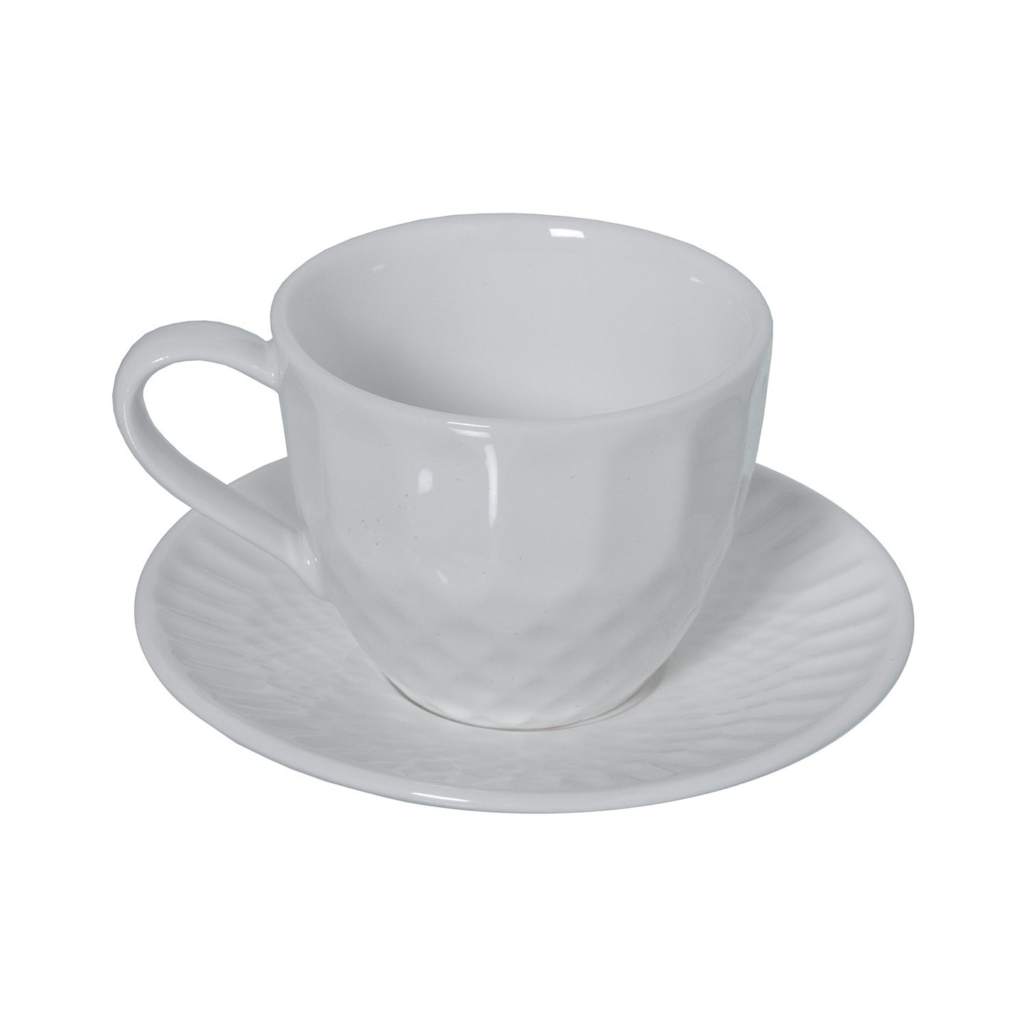 Juego de 6 tazas y platillo de porcelana Rafael