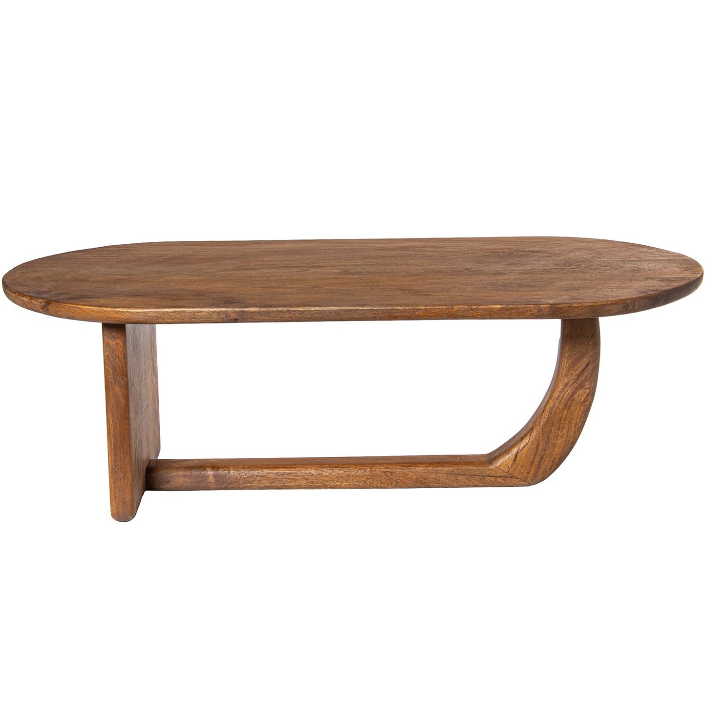 Mesa de centro de madera de mango 110x53x36 cm Bayless