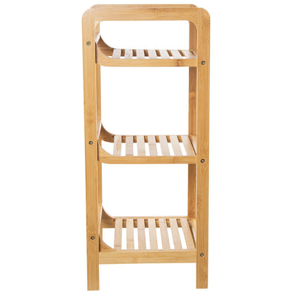 Bamboo wood bathroom shelf 30x70 cm Salvador