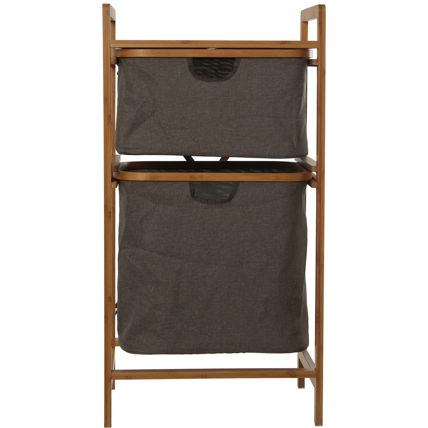 Bamboo wood bathroom clothes rack 44x33x84.5 cm Salvador