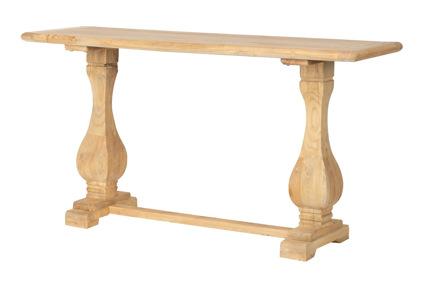 Consola madera de olmo reciclado 150x45x80 cm Nan