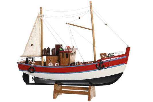 Barco de madera 40x13,5x35 cm Gaspar