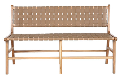 Teak wood bench 140 cm Lola