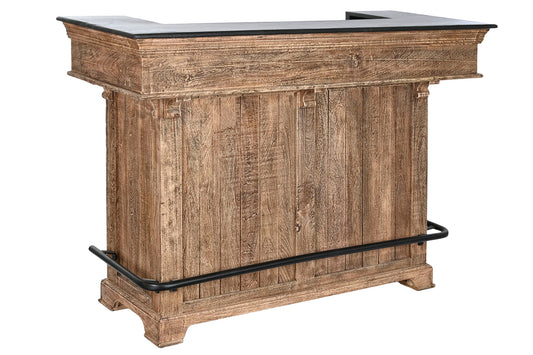 Mueble bar de madera de mango y metal 152 cm Bruno