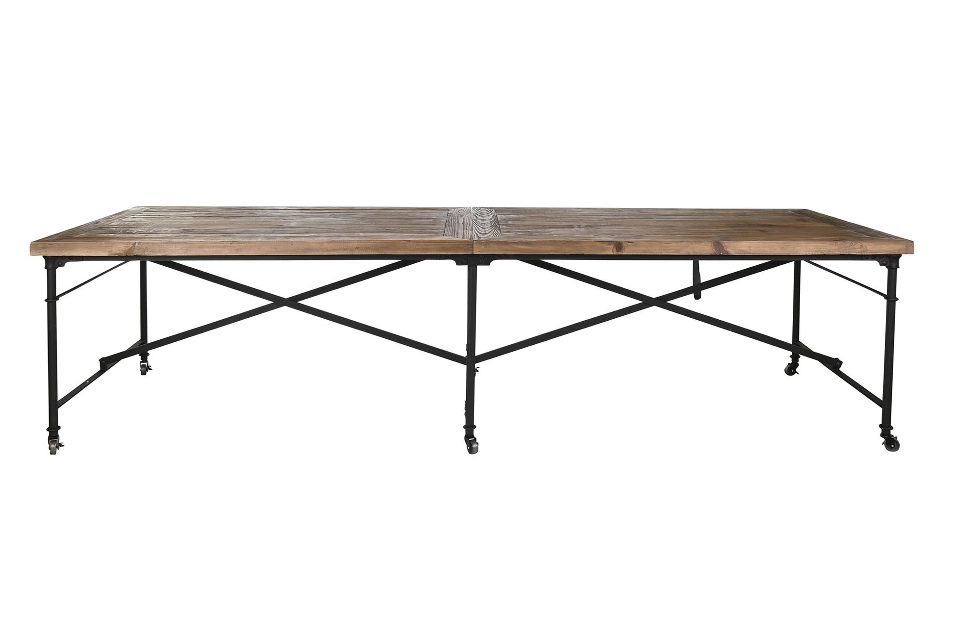 Mesa de comedor de madera y metal 300 cm Regina