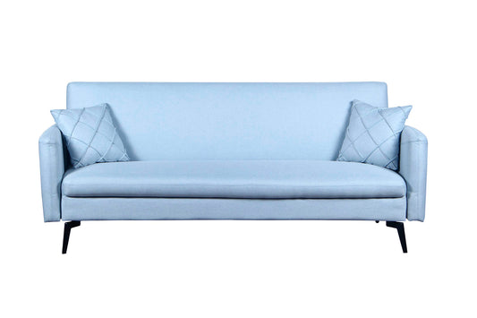 Sofá cama de polyester y metal 197 cm Guadalupe