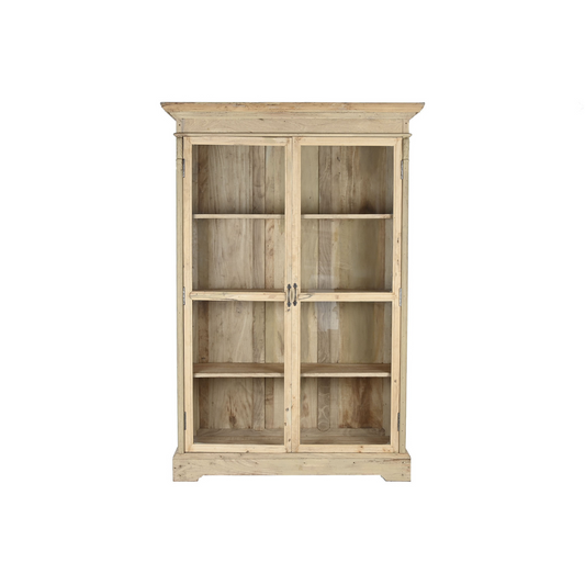 Esta imponente vitrina, elaborada con madera reciclada, es una pieza única que combina a la perfección la belleza natural con un estilo rústico y elegante. Su diseño clásico, con dos puertas de cristal y múltiples estantes, te permite exhibir tus objetos más preciados, desde vajillas hasta colecciones, añadiendo un toque de distinción a tu hogar. La madera reciclada, con sus marcas e imperfecciones naturales, cuenta una historia única y aporta un carácter auténtico a cualquier espacio.


