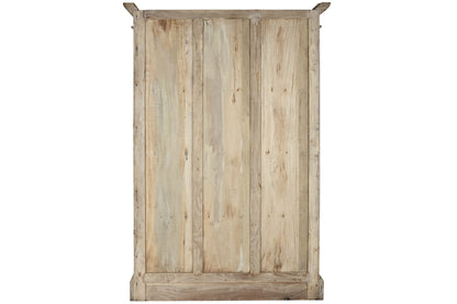 Vitrina de Madera Reciclada 130x55x209 cm - Natural