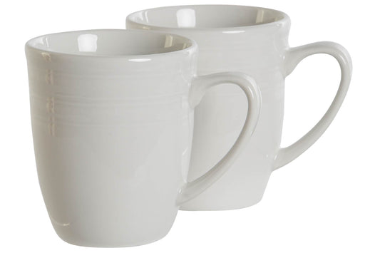 Set de 4 tazas de porcelana 330 ml Mug Francisco