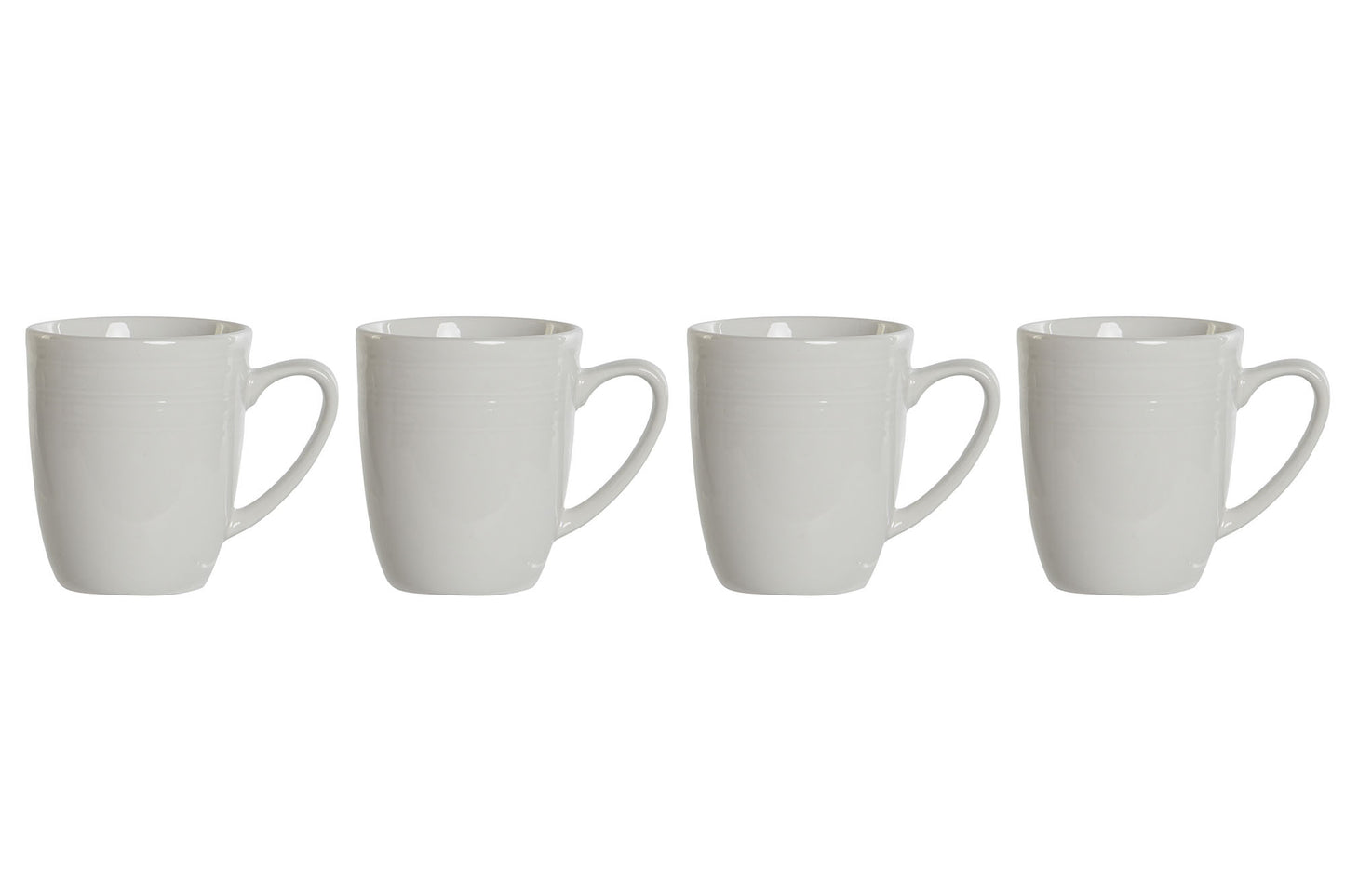 Set de 4 tazas de porcelana 330 ml Mug Francisco