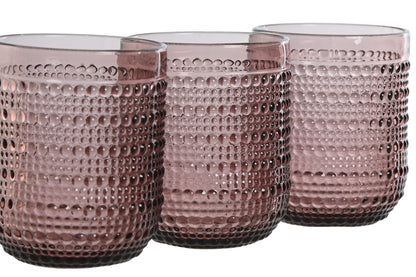 Set de 6 vasos de cristal 240 ml Mía